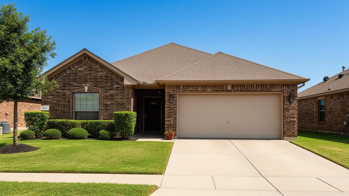 Recently sold Fort Worth home interior cleaned out and reset for the new owner after closing
